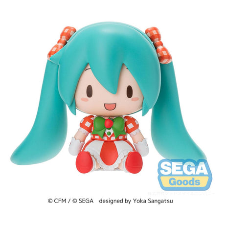 Hatsune Miku Fuwa Petit Chibi Figure - 8 cm Lovely Strawberry Edition
