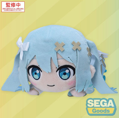 Hatsune Miku Unshuttered Sekai Lay-Down Nesoberi Plush Figure 16cm