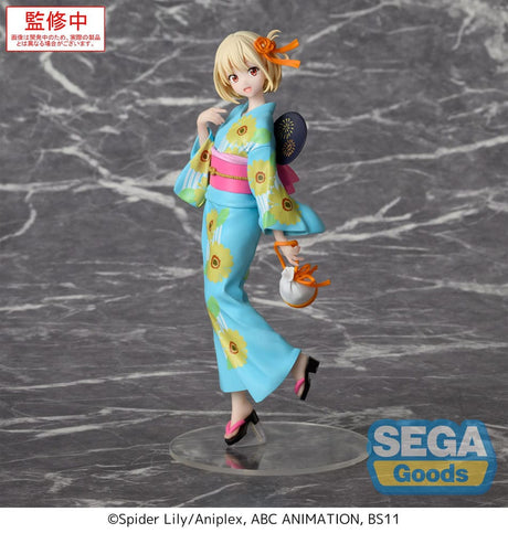 Lycoris Recoil Luminasta Chisato Nishikigi Festival Yukata PVC Statue, 19cm
