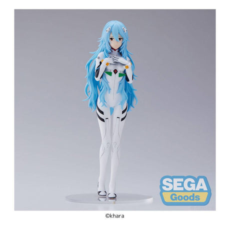 Evangelion: Thrice Upon a Time SPM PVC Statue - Rei Ayanami (Long Hair Ver., 21cm)