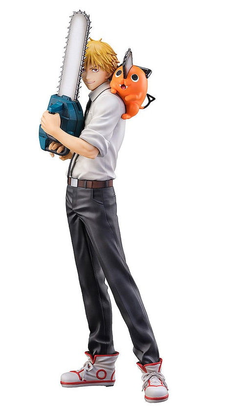 Chainsaw Man S-Fire 1/7 PVC Statue: Denji & Pochita 24 cm