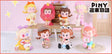 Original Character Piny Weekend Mini-Theater Trading Figures Assortment (8)