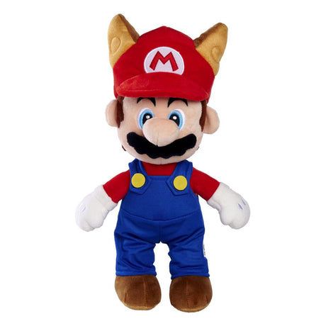 Super Mario Tanuki Mario Plush Figure 30cm - Official Simba