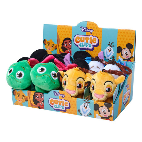 Disney Cutie Clipz Plush Keychains: Minnie, Mickey, Olaf & More