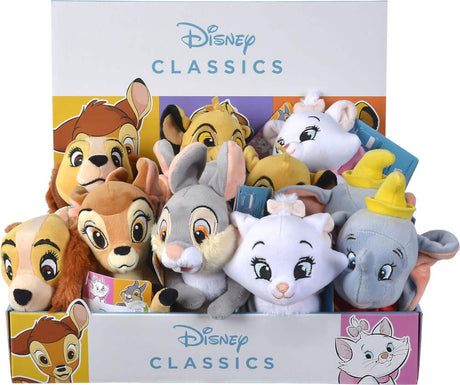 Disney Classic Friends Simba Plush Figures 17cm, Display of 12
