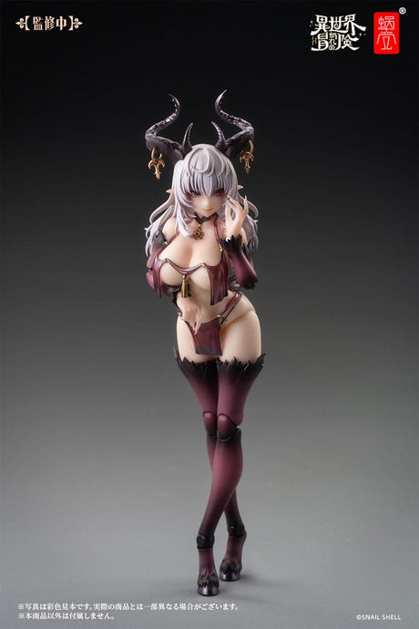 Original Character 1/12 RPG-01 Saccubus Lustia Action Figure Kit, 15 cm