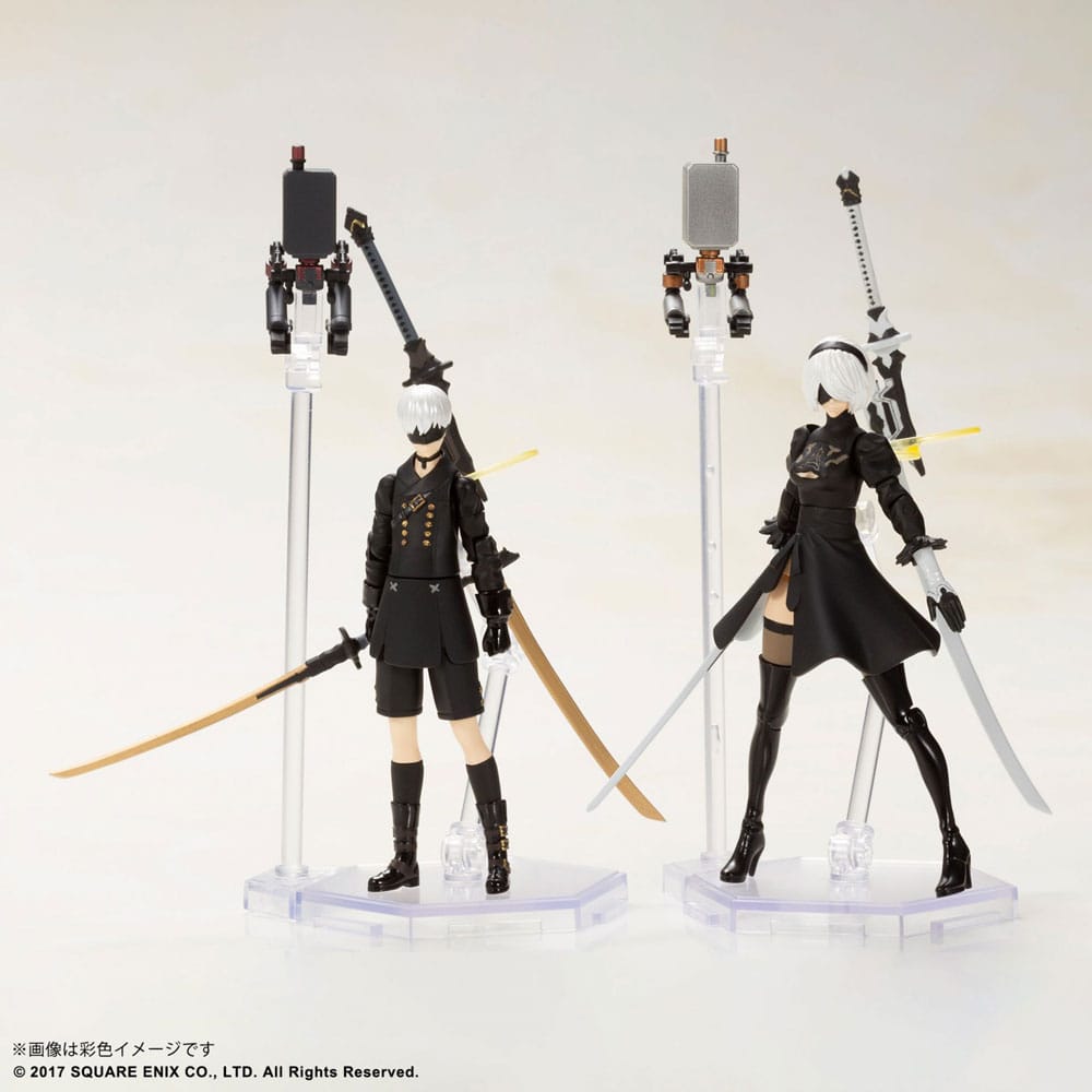NieR:Automata 2B & 9S Action Figures Plastic Model Kit Set