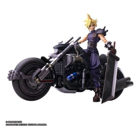 Final Fantasy VII Bring Arts Cloud Strife & Hardy-Daytona Action Figure Set