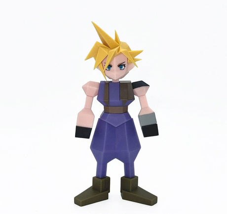 Final Fantasy VII Polygon Figure - Cloud Strife 15 cm
