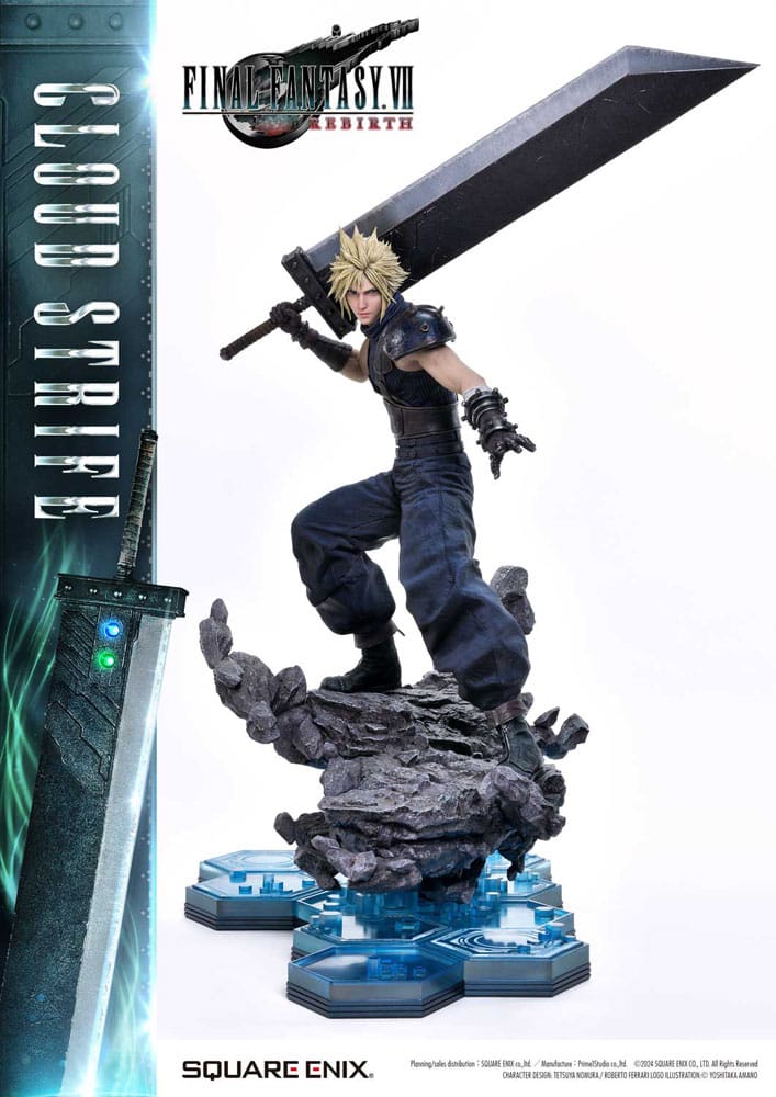 Final Fantasy VII Rebirth 1/4 Statue: Cloud Strife 68cm by Prime 1 Studio