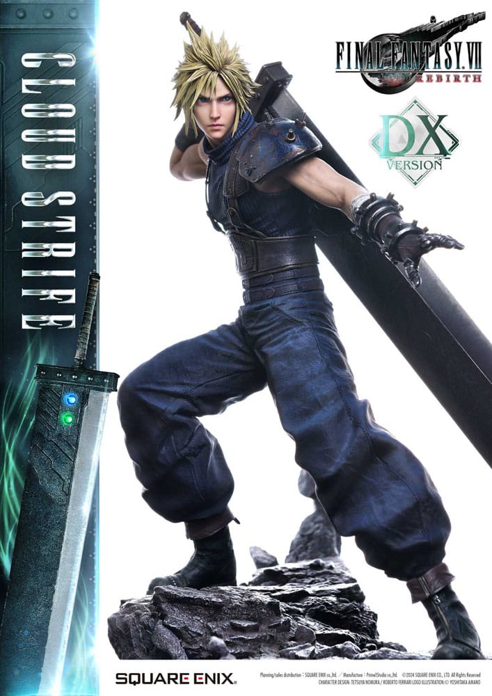 Final Fantasy VII Rebirth: Cloud Strife Deluxe Statue (1/4 Scale)