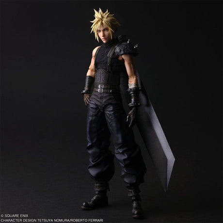 Final Fantasy VII Rebirth Play Arts Shin Action Figure: Cloud Strife