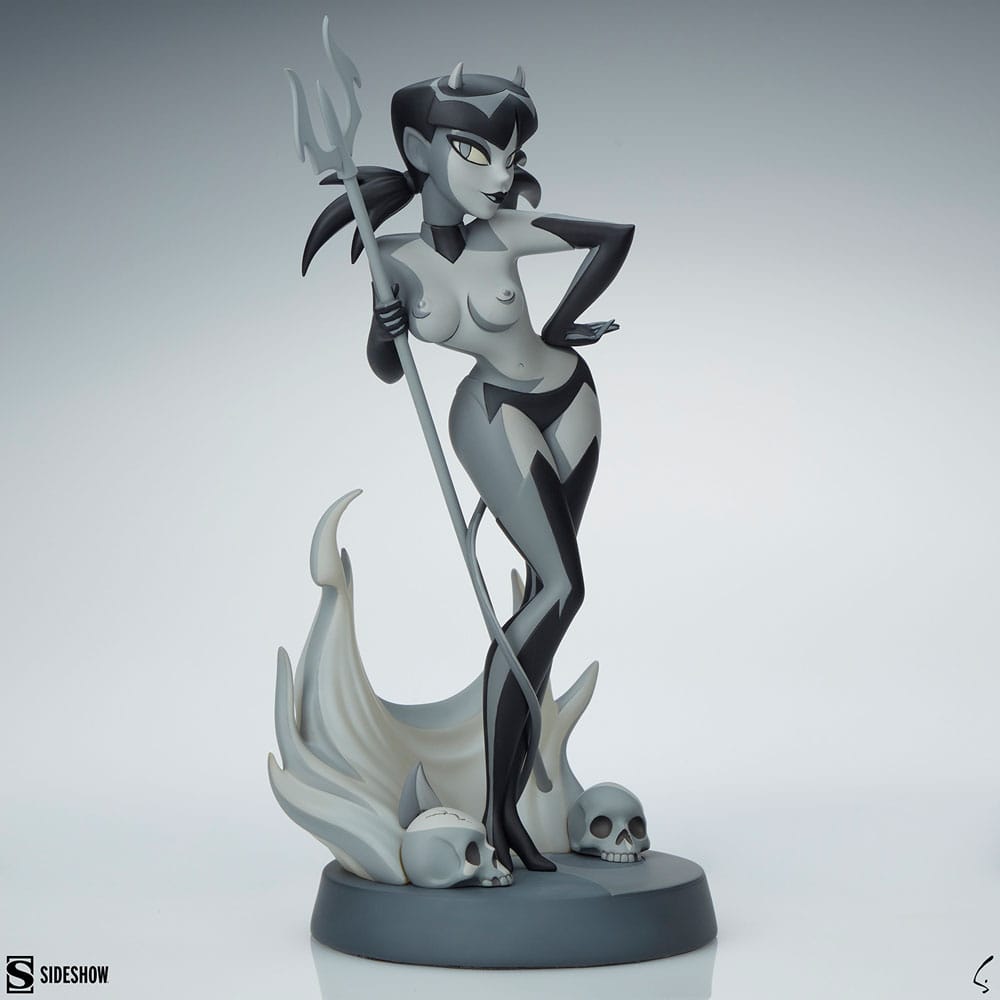 Sideshow 'Devil Girl' Artist Series Statue B&W Variant (30 cm)