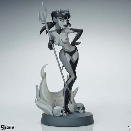 Sideshow 'Devil Girl' Artist Series Statue B&W Variant (30 cm)