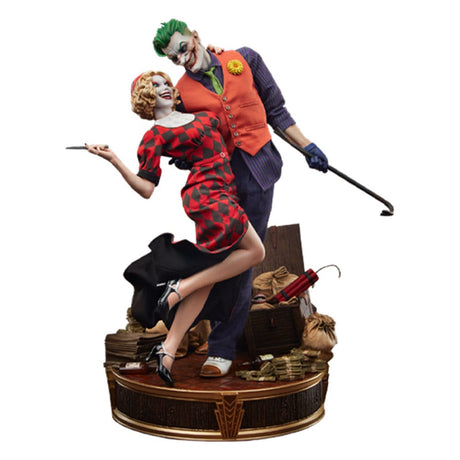 Sideshow DC Comics Mythos Joker and Harley Quinn 1:5 Statue - Lawless Love
