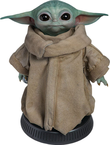 Star Wars: Mandalorian Baby Yoda Life-Size Statue, 42cm by Sideshow