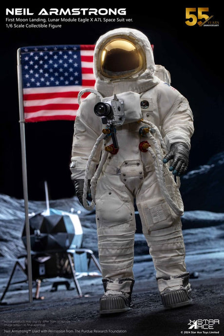 Star Ace 1/6 Neil Armstrong Figure in Apollo 11 Lunar Suit