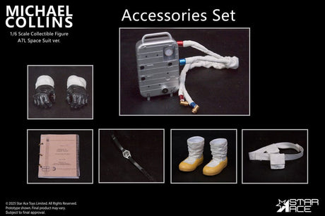 Star Ace 1/6 Scale Apollo 11 Michael Collins Figure Accessories