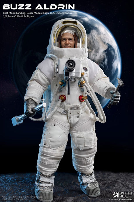 NASA Apollo 11 Buzz Aldrin Action Figure 1/6 Scale by Star Ace Toys