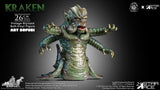 Ray Harryhausen's The Kraken Sofubi Statue, Vintage Style 10-inch