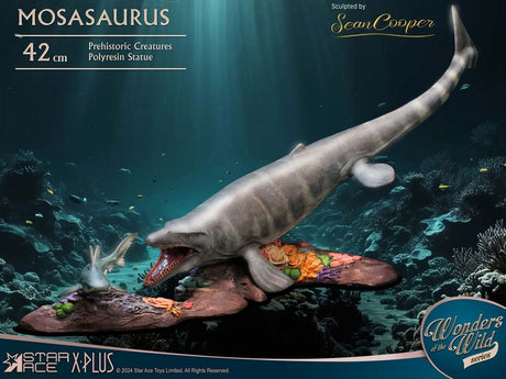 Star Ace X-Plus Wonders of the Wild Mosasaurus DX Statue