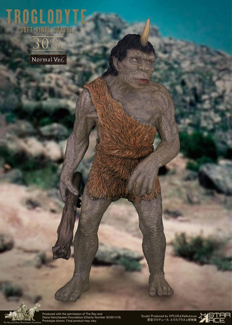 Star Ace Troglodyte 30cm Soft Vinyl Statue - Ray Harryhausen Tribute