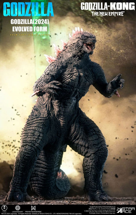 Godzilla vs. Kong: 30cm 'Godzilla 2024 Evolved' Soft Vinyl Statue