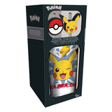 Pokémon Pikachu Glass Tumbler with Metal Straws 485 ml