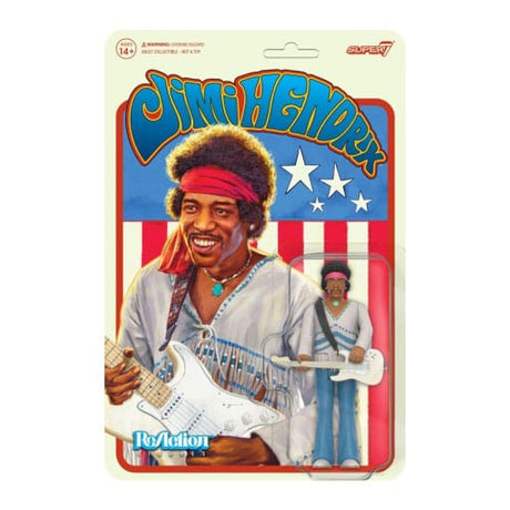 Jimi Hendrix ReAction Action Figure (Festival) 10 cm