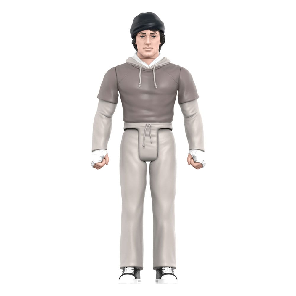 Rocky Super7 ReAction Action Figure - Rocky Balboa Workout, 10cm