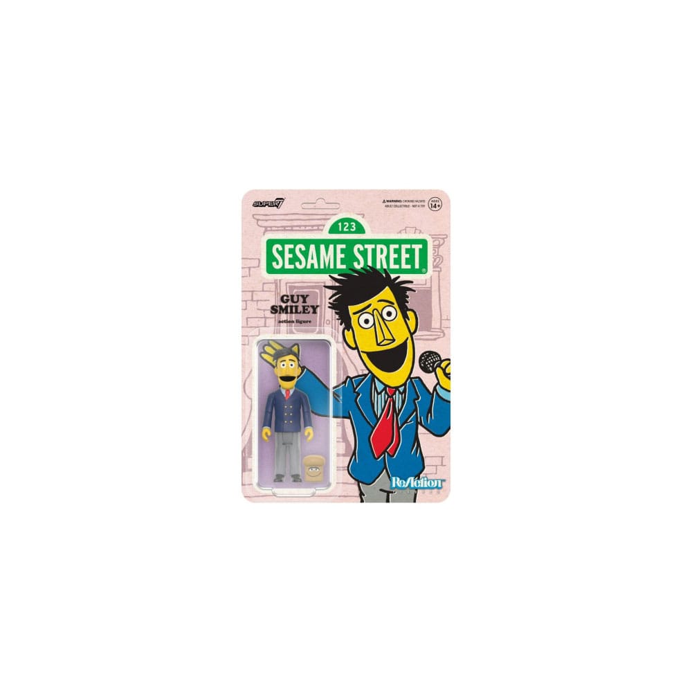 Sesame Street 3.75" Guy Smiley ReAction Figure with Bread
