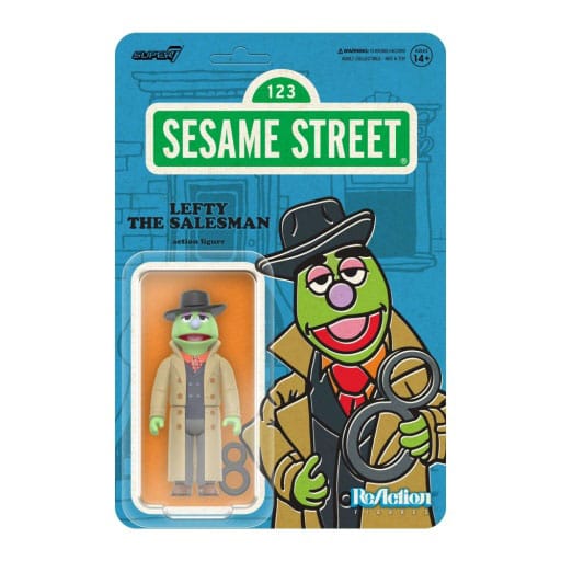 Sesame Street Lefty The Salesman ReAction Figure - Super7
