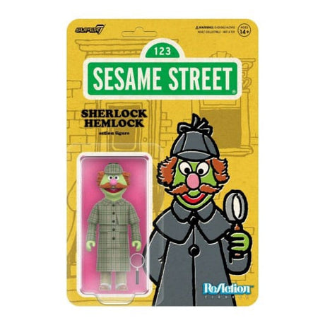 Sesame Street ReAction: Sherlock Hemlock Action Figure 10cm