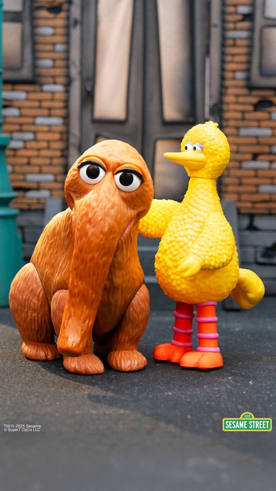 Sesame Street ReAction Figures 2-Pack - Big Bird & Mr. Snuffleupagus