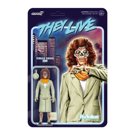 They Live ReAction Wave 02 Female Ghoul (Glow) 10cm Action Figure