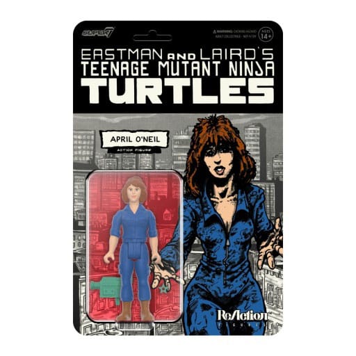 TMNT ReAction Wave 11 April O'Neil Comic Color Action Figure - 10cm