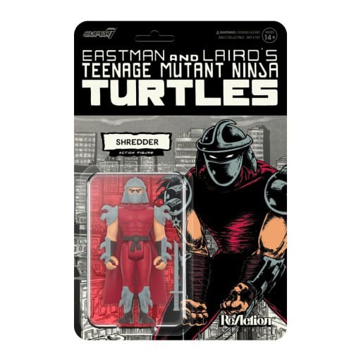TMNT ReAction Action Figure Wave 11 - Shredder (Comic Color)