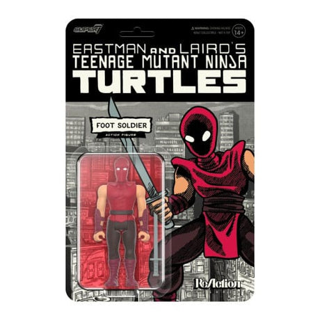 Super7 TMNT ReAction Foot Soldier Figure (Comic Color) 10cm