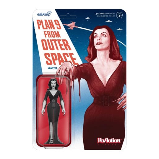 Vampira ReAction Figure Wave 01 - Plan 9 Grayscale Edition