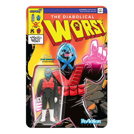 Super7 The Worst ReAction Wave 05: Mutant Team X3 The Enigma Figure