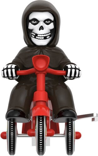 Misfits Super7 Super Cycles Mummy Boy Figure - Black with Red Trike