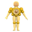 SilverHawks Ultimates Mo-Lec-U-Lar Toy Version Action Figure 18cm