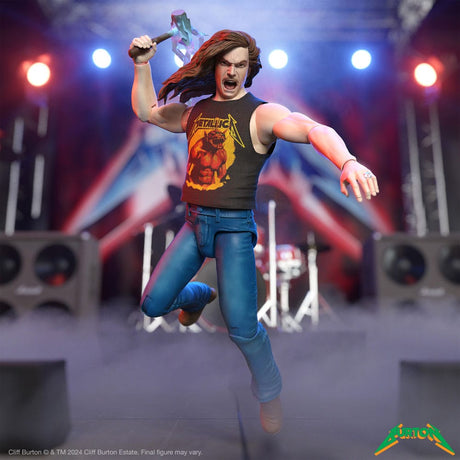 Metallica Super7 Cliff Burton Ultimates Action Figure 7"