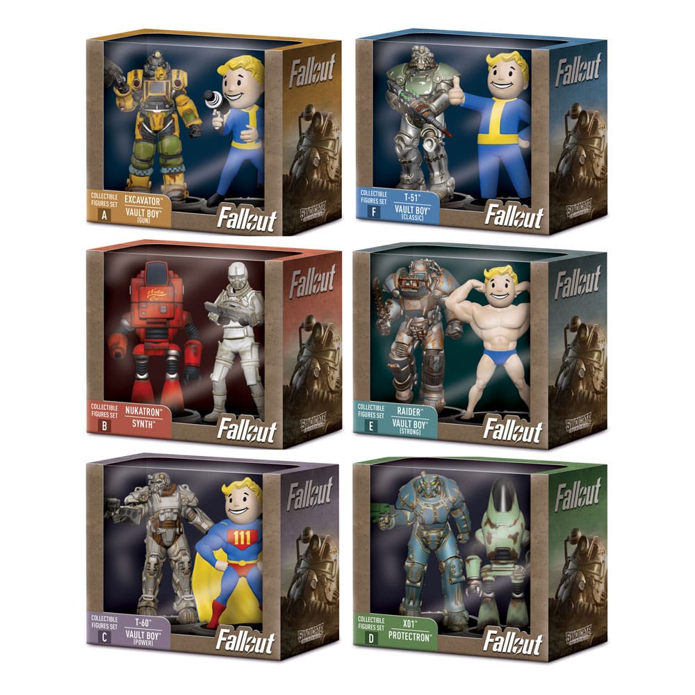 Fallout 2-Pack Mini PVC Figures 7 cm Assortment (6)
