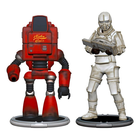 Fallout Nukatron & Synth Mini Figure 2-Pack Set, 7 cm