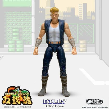Double Dragon Deluxe 1/12 Scale Action Figure - Billy 18cm