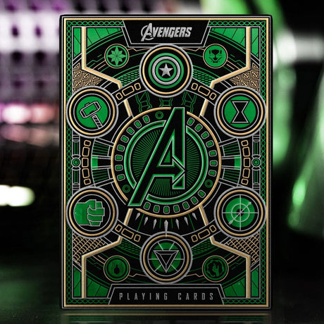 Avengers Infinity Saga Green Playing Cards by Theory11