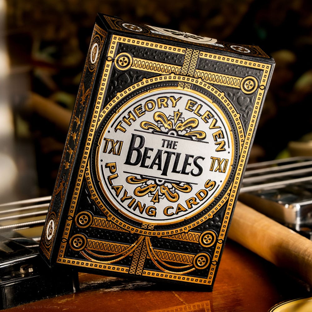 The Beatles Special Edition Black Playing Cards by Theory11