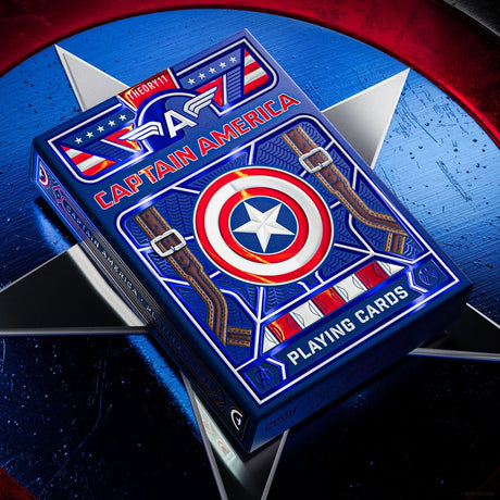 Theory11 Captain America Premium Playing Cards - Patriotic Design