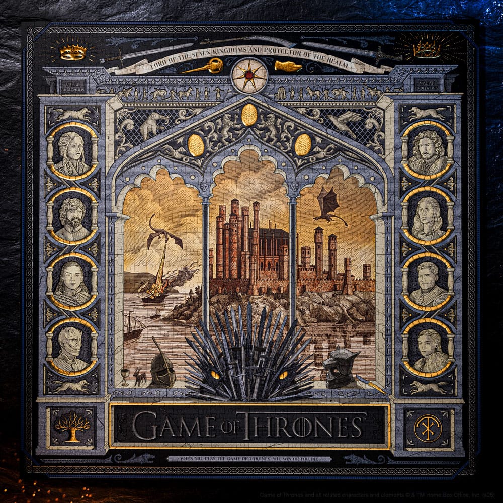 Game of Thrones 3D Puzzle - 1000 Piece Seven Kingdoms Puzzle